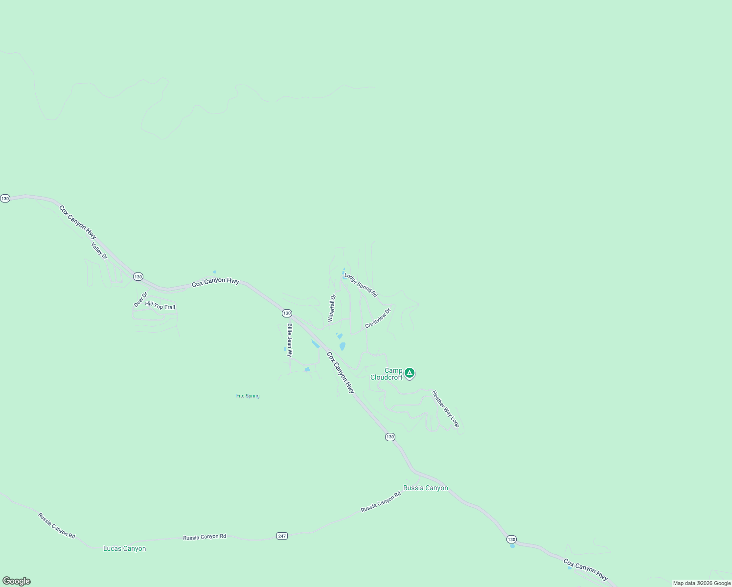 map of restaurants, bars, coffee shops, grocery stores, and more near 66 Lodge Spring Road in Cloudcroft