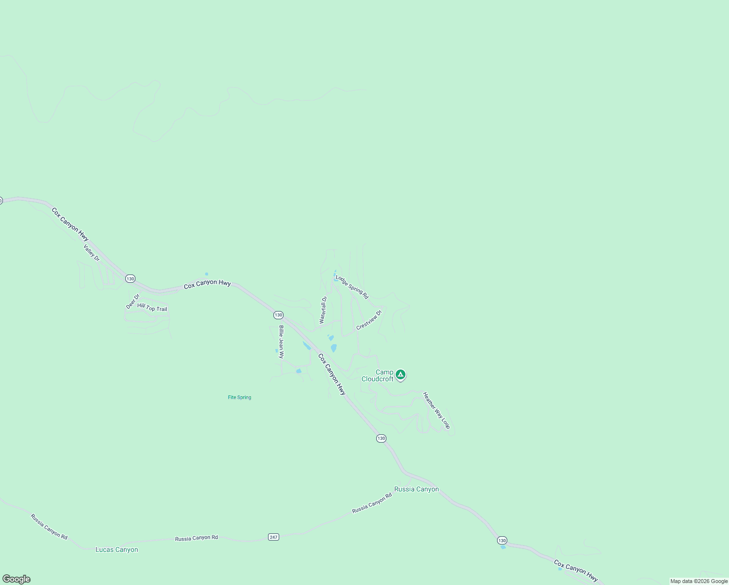 map of restaurants, bars, coffee shops, grocery stores, and more near 66 Lodge Spring Road in Cloudcroft