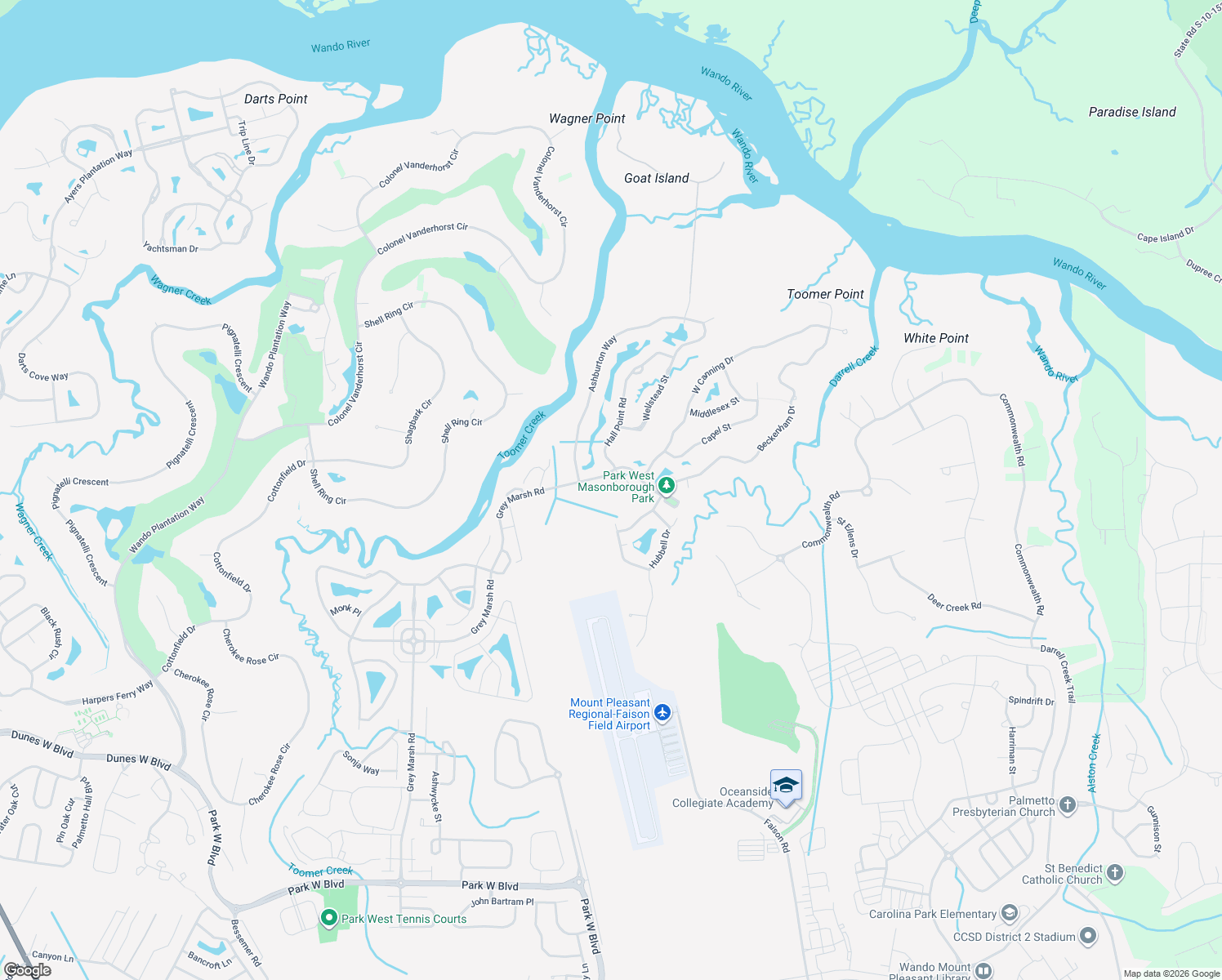 3455 Claremont Street, Mount Pleasant SC Walk Score