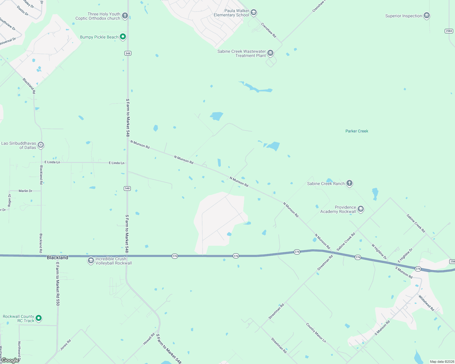 map of restaurants, bars, coffee shops, grocery stores, and more near 1041 N Munson Rd in Royse City