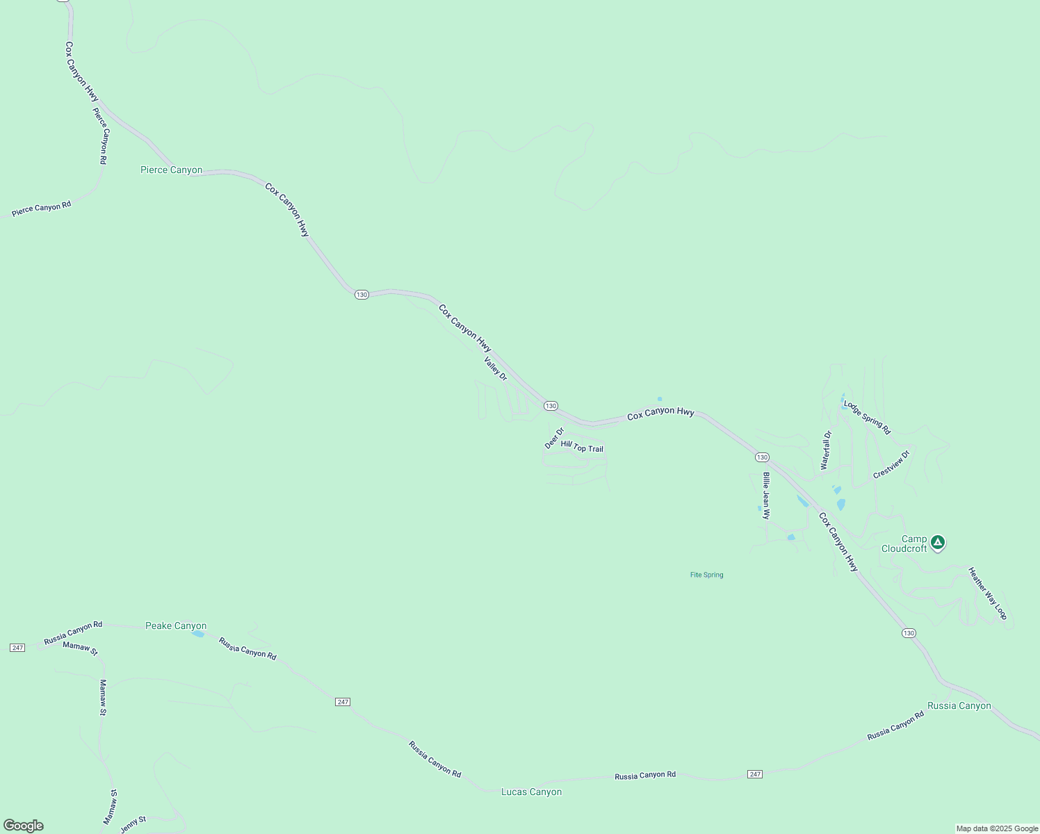 map of restaurants, bars, coffee shops, grocery stores, and more near 22 2nd Street in Cloudcroft