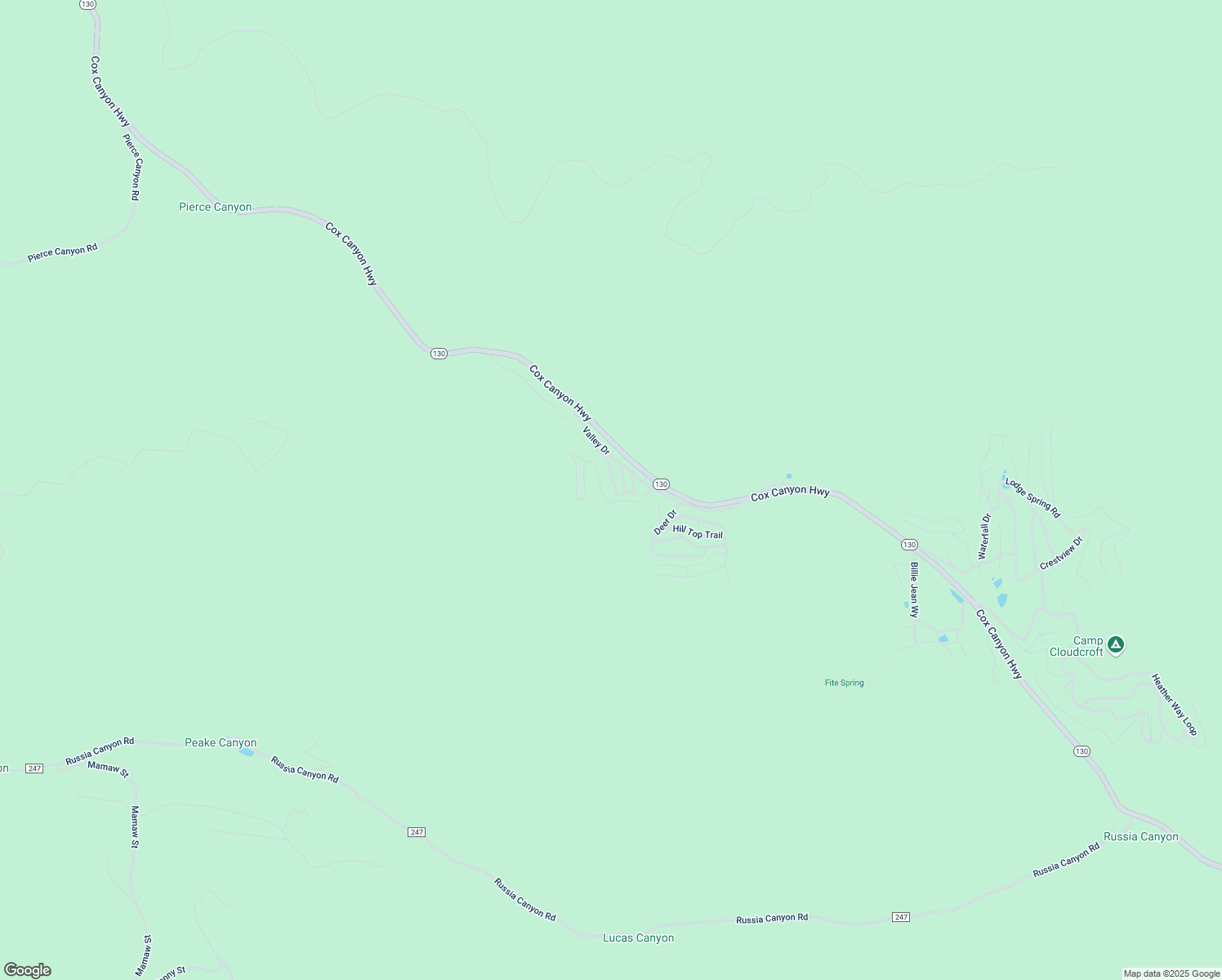 map of restaurants, bars, coffee shops, grocery stores, and more near 22 2nd Street in Cloudcroft