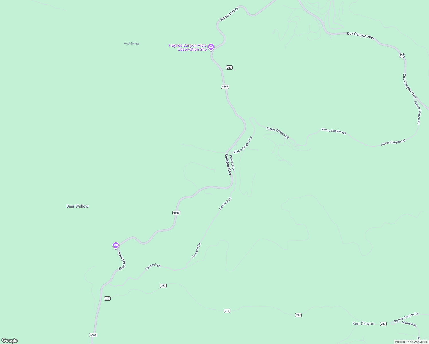 map of restaurants, bars, coffee shops, grocery stores, and more near 62 Section 13 Road in Otero