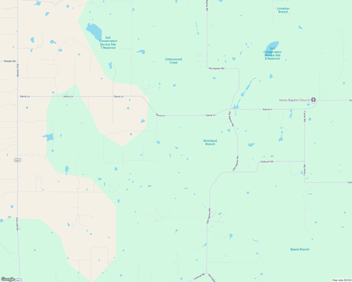 map of restaurants, bars, coffee shops, grocery stores, and more near 1980 Sarra Ln in Poolville