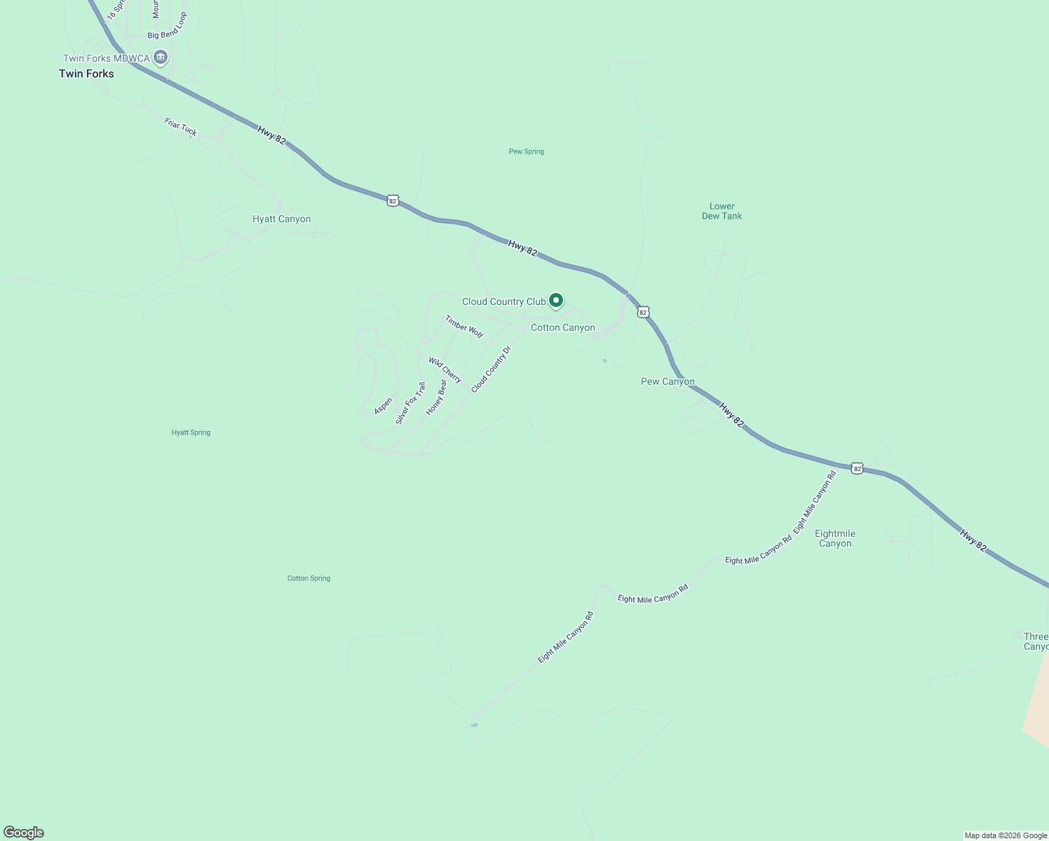map of restaurants, bars, coffee shops, grocery stores, and more near 41 Cowan Road in Mayhill
