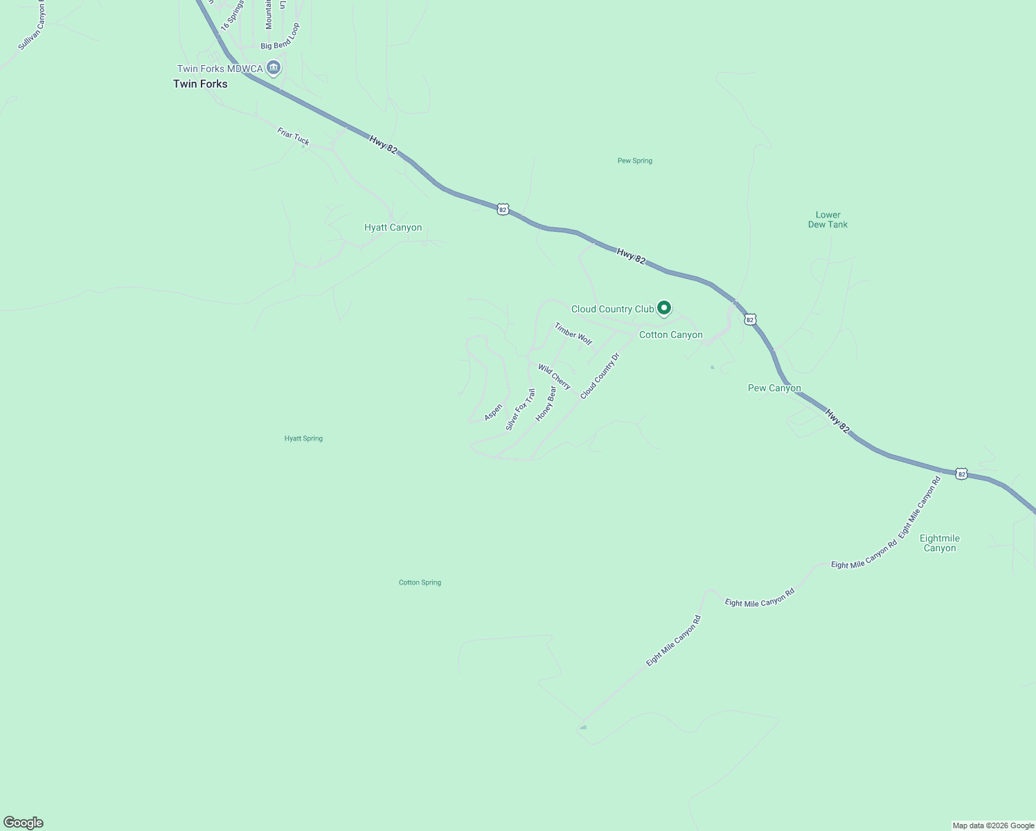 map of restaurants, bars, coffee shops, grocery stores, and more near 79 Silver Fox Trail in Mayhill