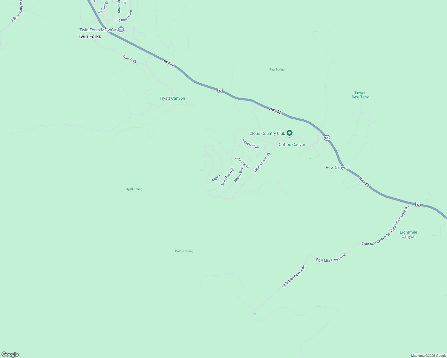map of restaurants, bars, coffee shops, grocery stores, and more near 79-87 Silver Fox Trail in Otero