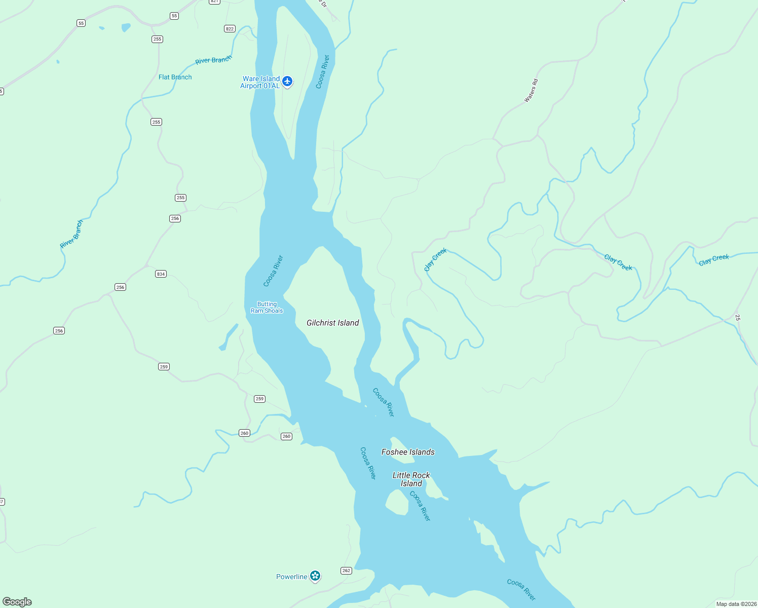 map of restaurants, bars, coffee shops, grocery stores, and more near Unnamed Road in Clanton