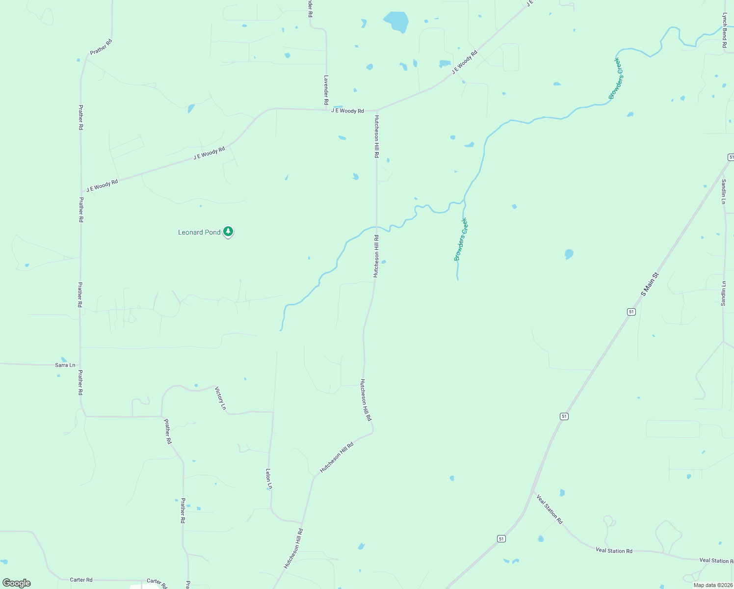 map of restaurants, bars, coffee shops, grocery stores, and more near 8221 Hutcheson Hill Road in Springtown
