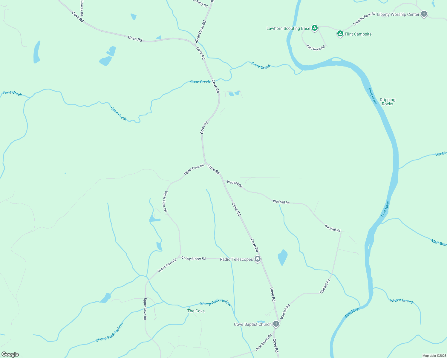 map of restaurants, bars, coffee shops, grocery stores, and more near 1261 Waddell Road in Woodbury
