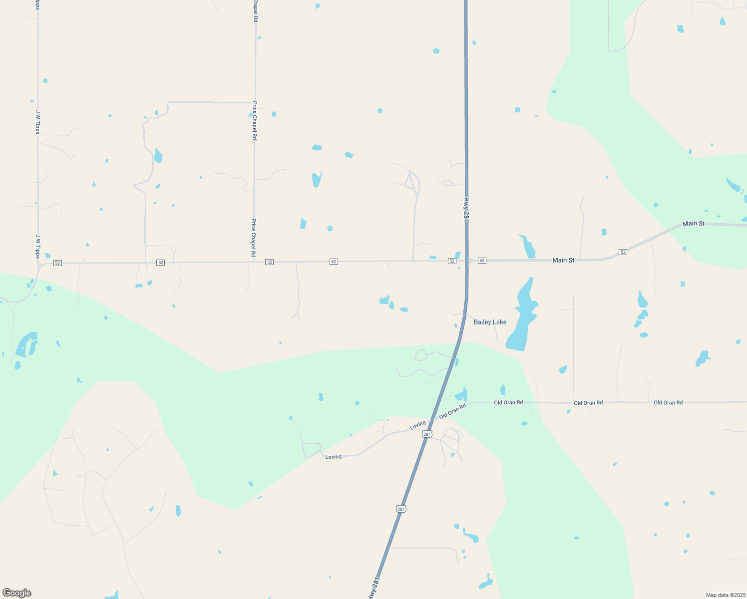 map of restaurants, bars, coffee shops, grocery stores, and more near 7046 Farm to Market 52 in Perrin