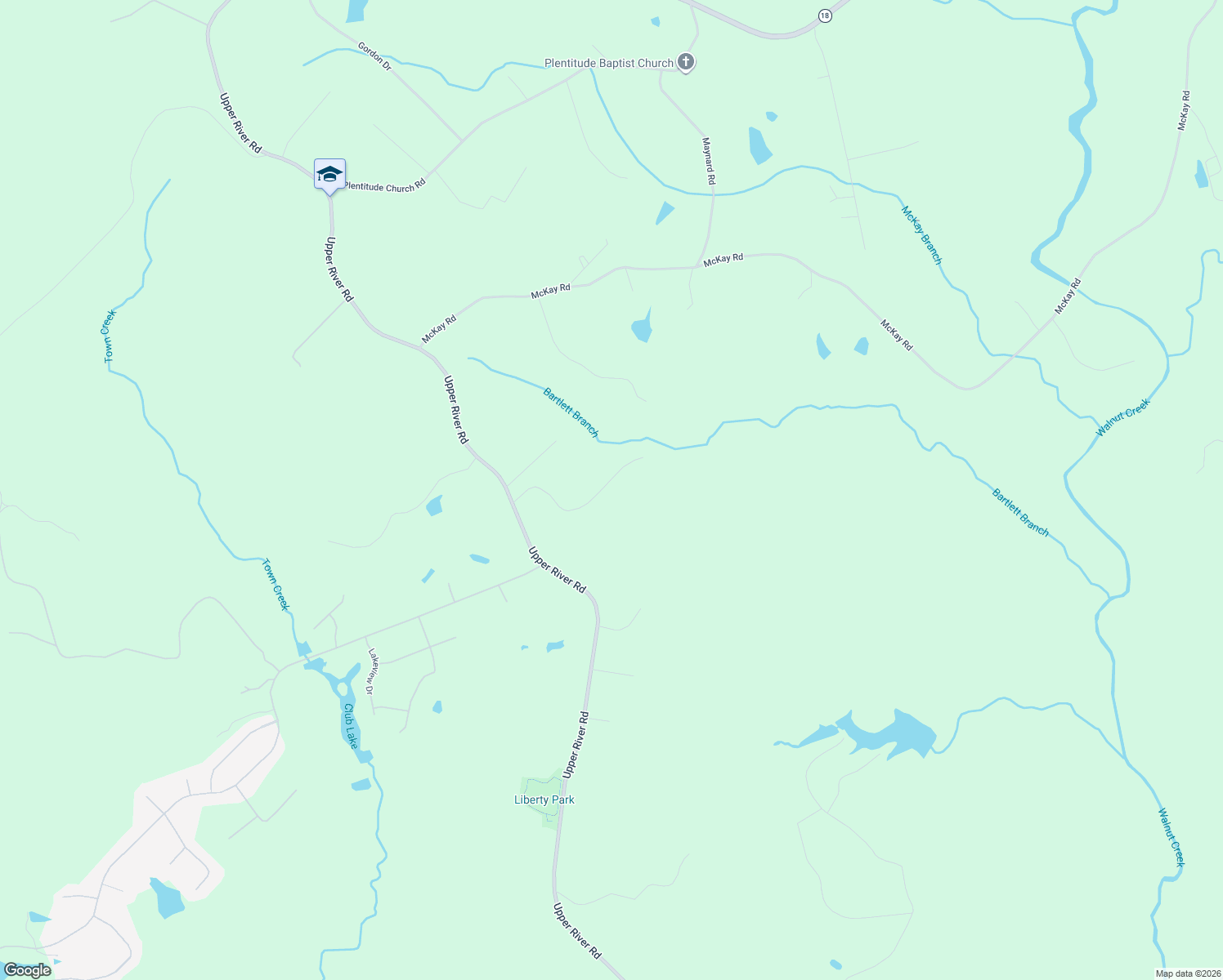 map of restaurants, bars, coffee shops, grocery stores, and more near 4462 Rivercliff Way in Gray