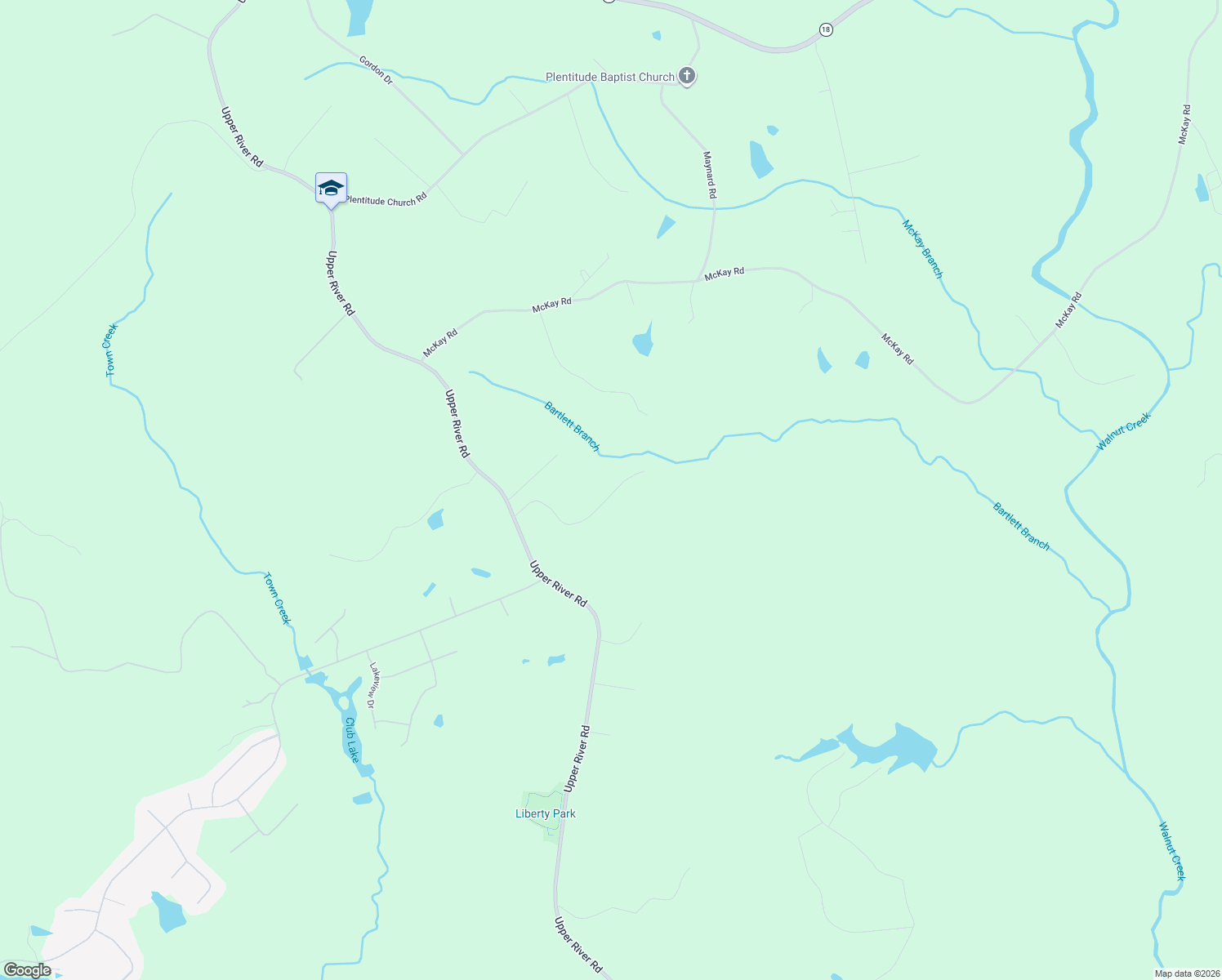 map of restaurants, bars, coffee shops, grocery stores, and more near 4462 Rivercliff Way in Gray