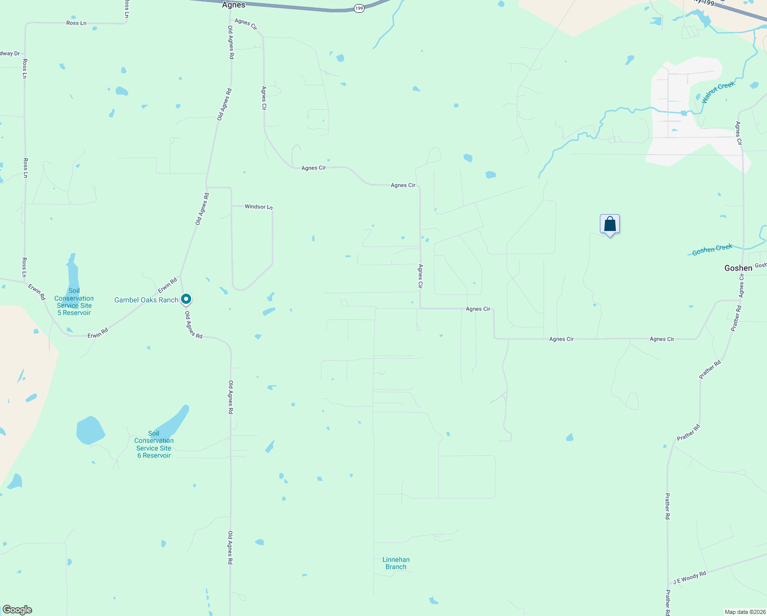 map of restaurants, bars, coffee shops, grocery stores, and more near 333 Sanger Drive in Springtown