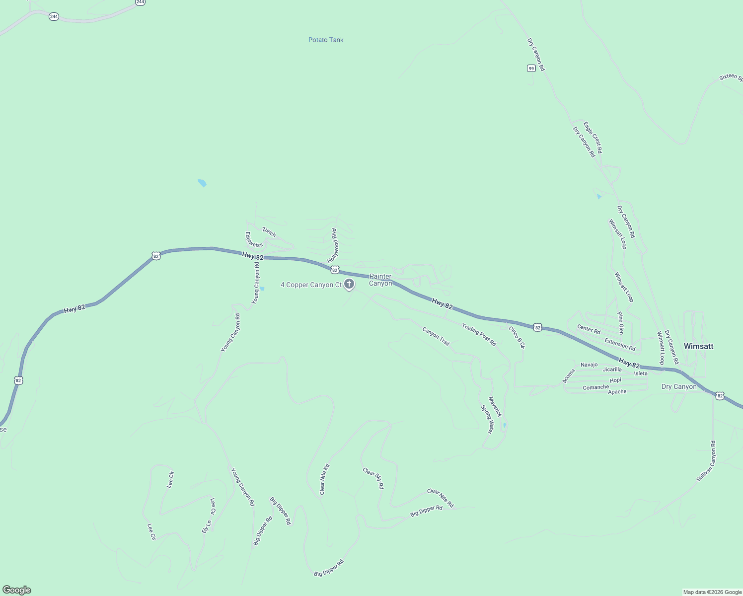 map of restaurants, bars, coffee shops, grocery stores, and more near 2 Trading Post Road in Cloudcroft