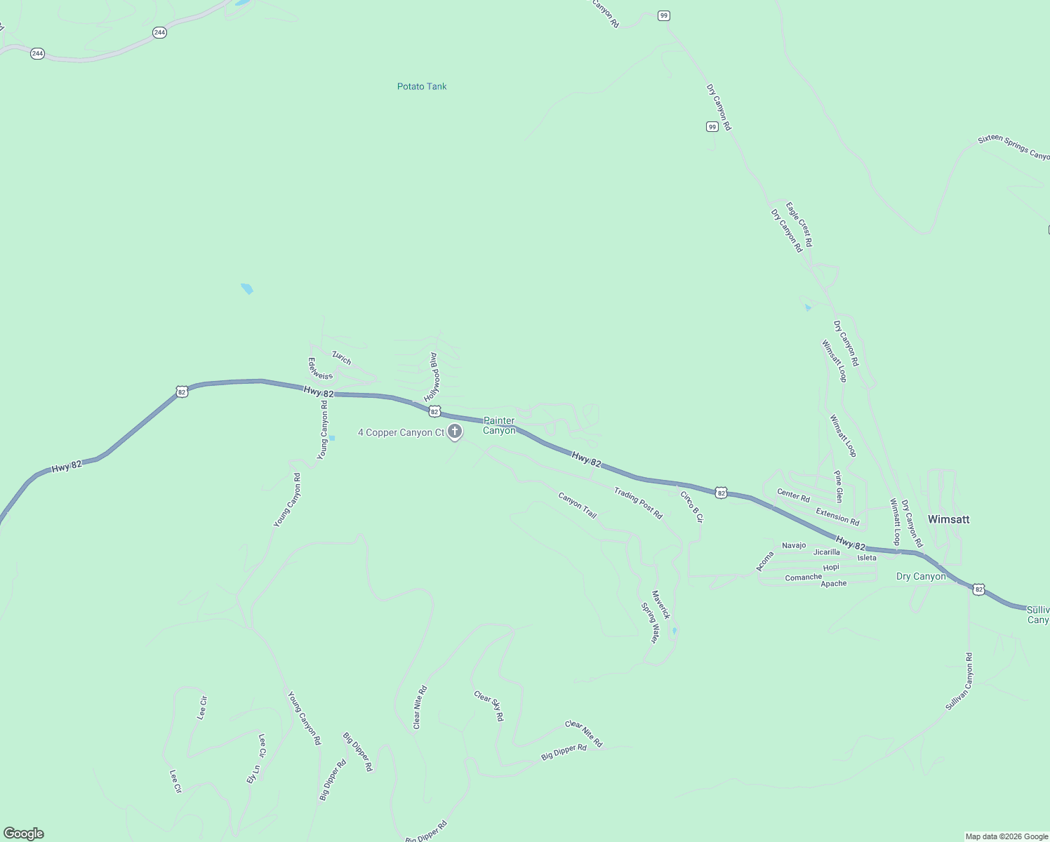 map of restaurants, bars, coffee shops, grocery stores, and more near 2236-2244 U.S. 82 in Cloudcroft