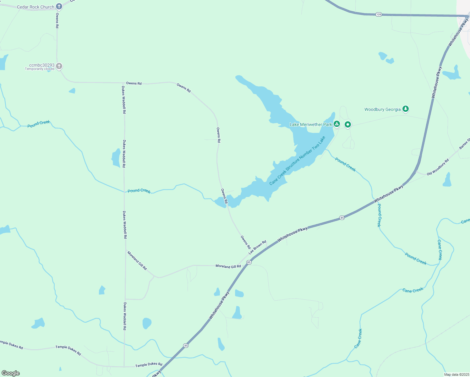 map of restaurants, bars, coffee shops, grocery stores, and more near 2349 Owens Road in Woodbury