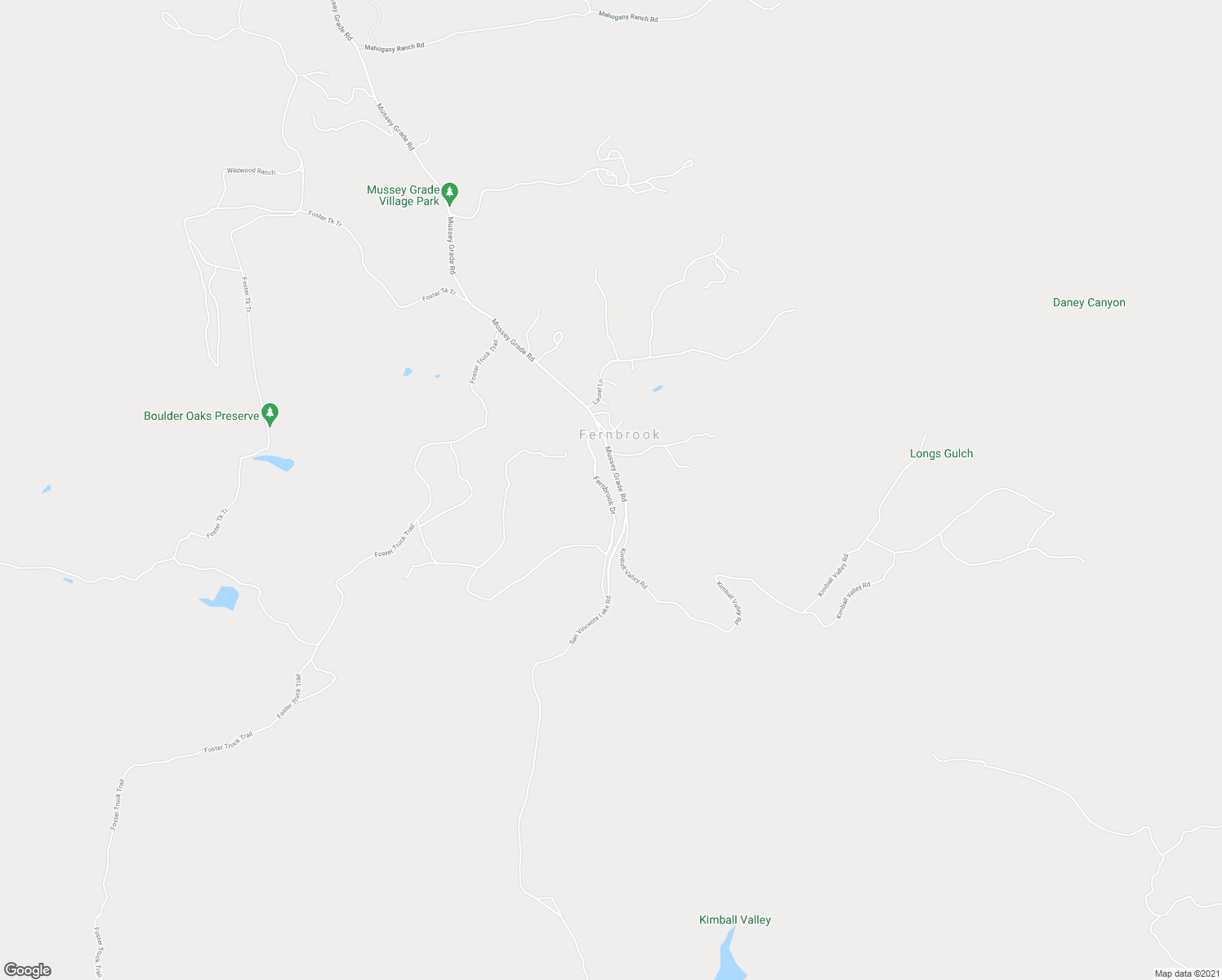 map of restaurants, bars, coffee shops, grocery stores, and more near 13929 Fernbrook Drive in Ramona