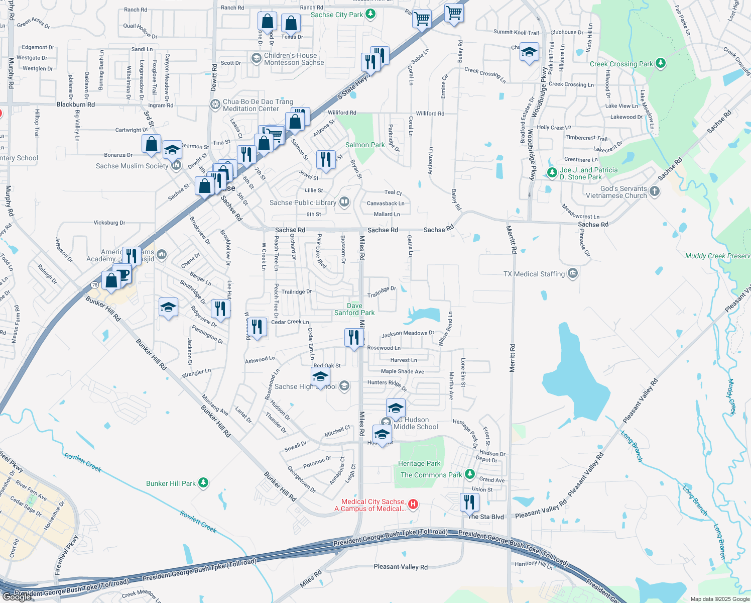 4700 Miles Road, Sachse TX Walk Score