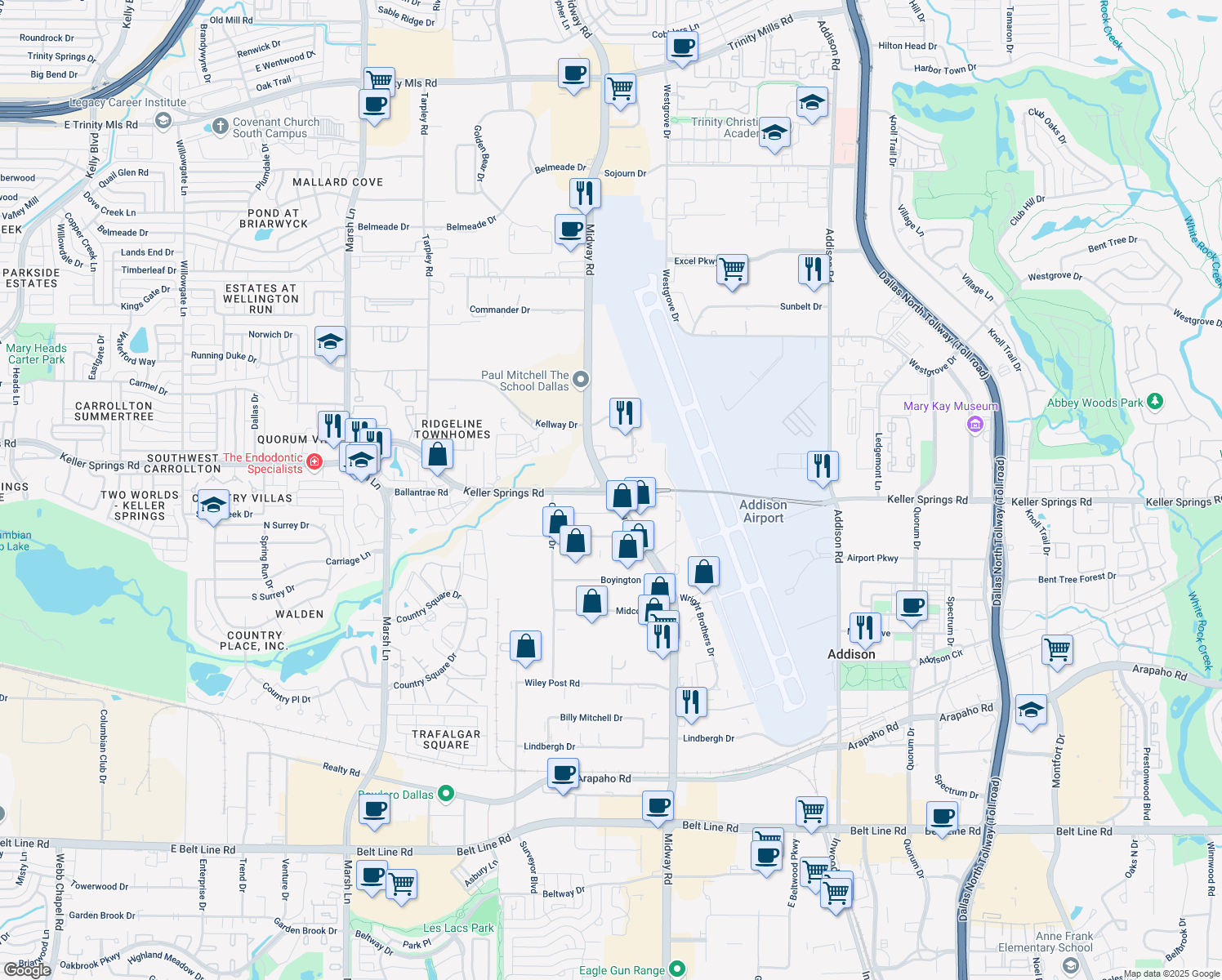 Midway Road Keller Springs Road Addison Tx Walk Score - Map Of Restaurants Bars Coffee Shops Grocery Stores And More Near Midway midway road keller springs road addison tx walk score - map of restaurants bars coffee shops grocery stores and more near midway