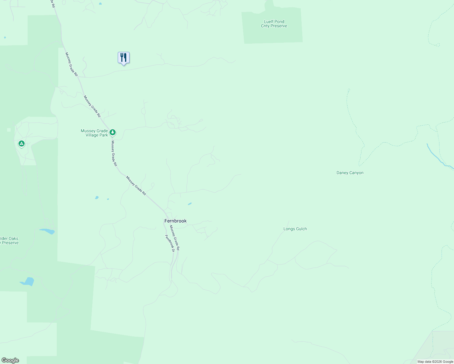 map of restaurants, bars, coffee shops, grocery stores, and more near 19522 Laurel Lane in Ramona