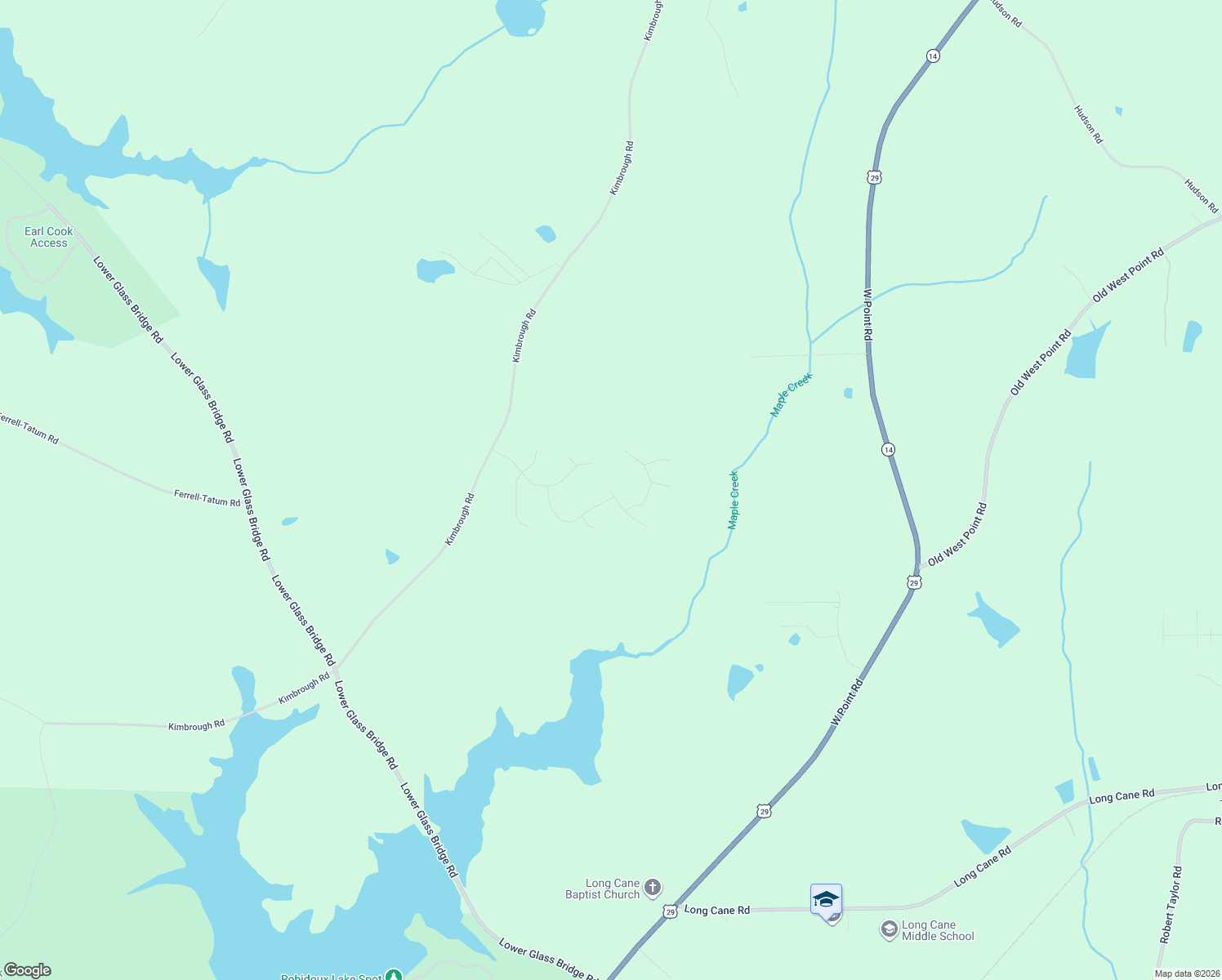map of restaurants, bars, coffee shops, grocery stores, and more near 38 Lakeside Drive in LaGrange