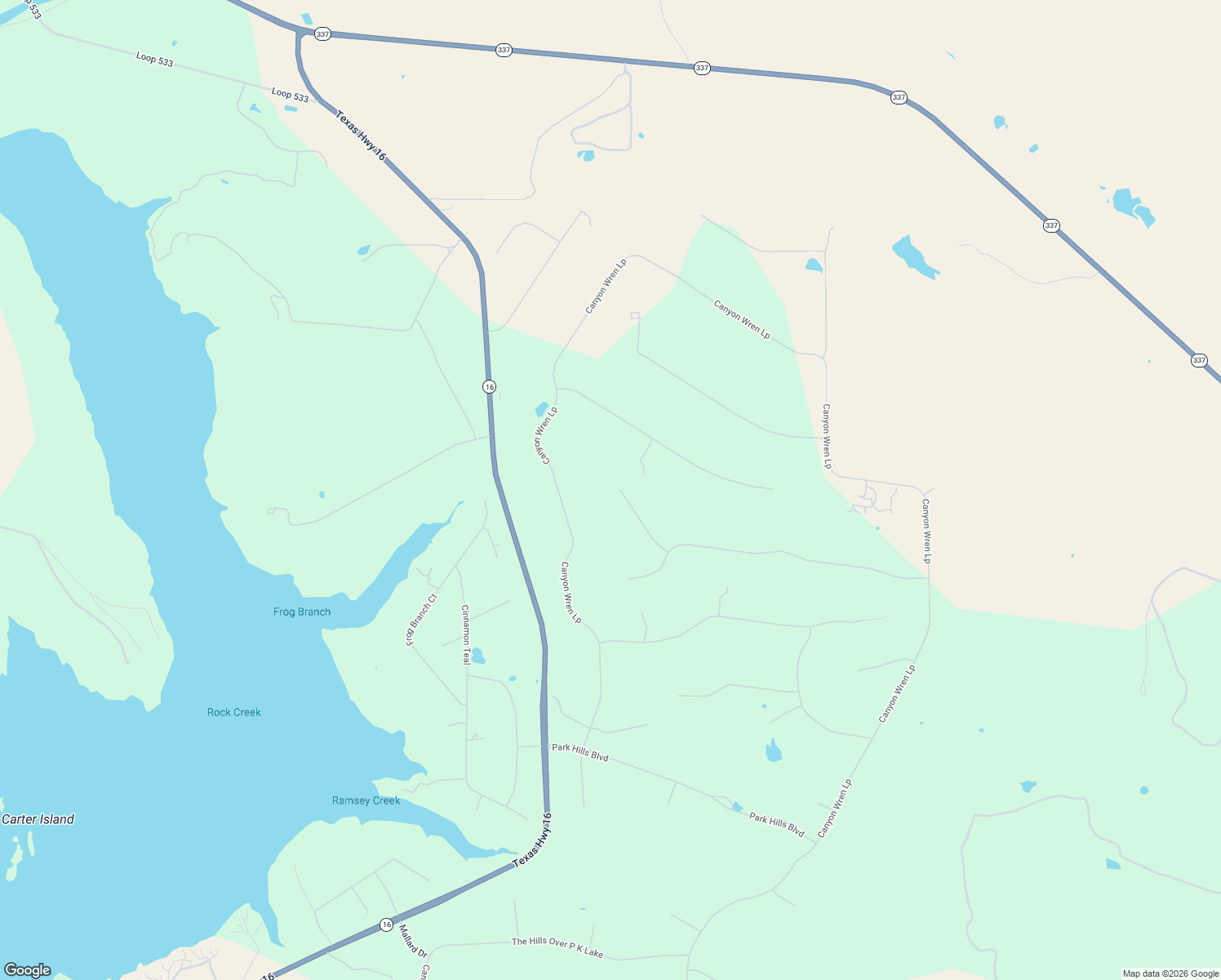 map of restaurants, bars, coffee shops, grocery stores, and more near 1253 Honeysuckle Court in Graford
