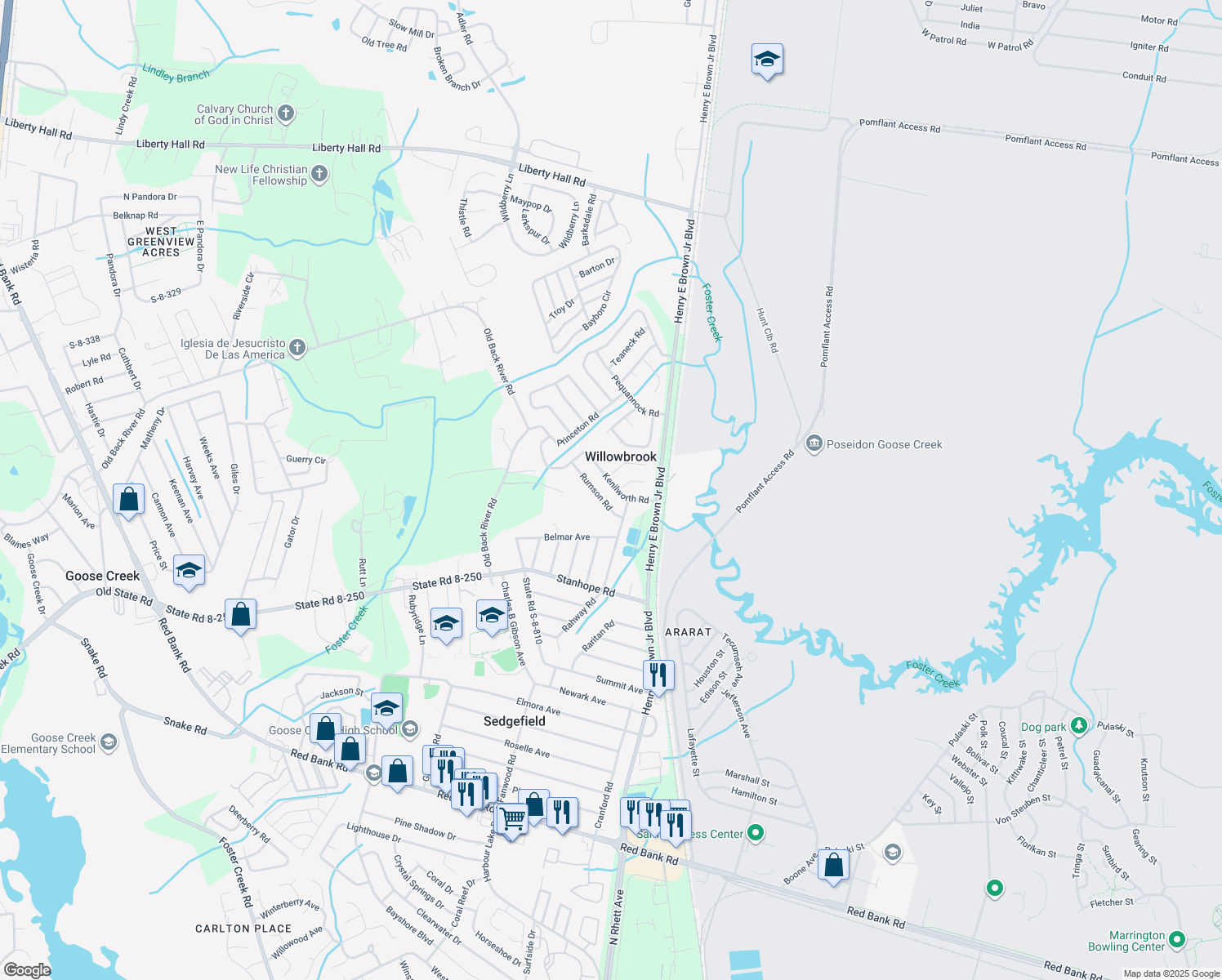 13 Kenilworth Road, Goose Creek SC Walk Score