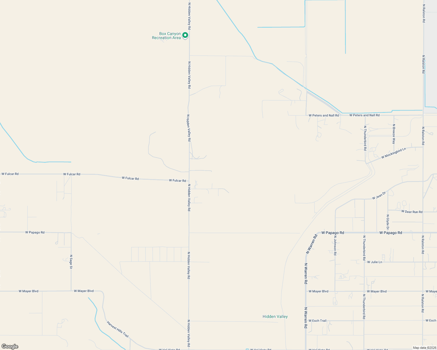 map of restaurants, bars, coffee shops, grocery stores, and more near 12491 North Hidden Valley Road in Maricopa