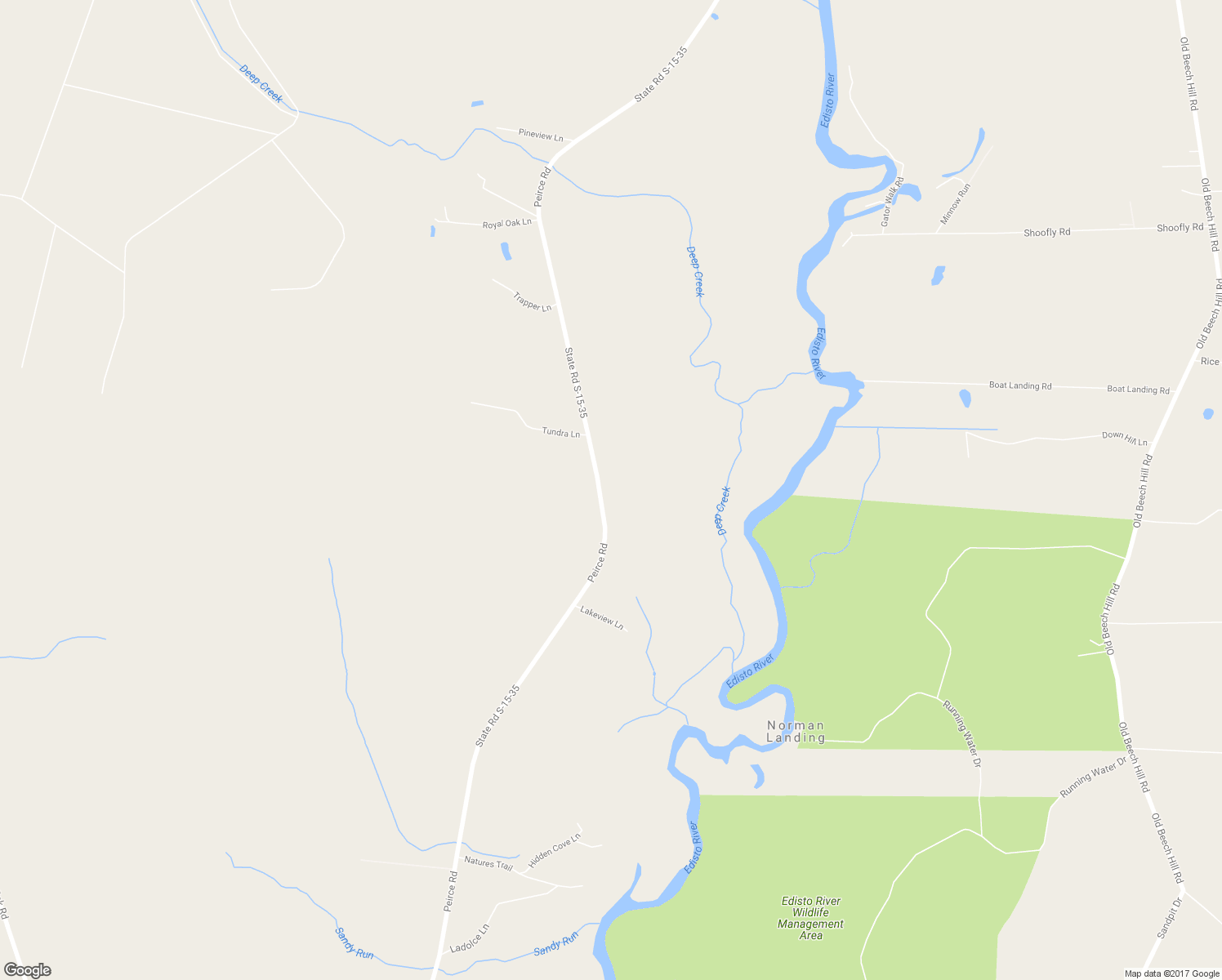 map of restaurants, bars, coffee shops, grocery stores, and more near 5844 Peirce Road in Ridgeville