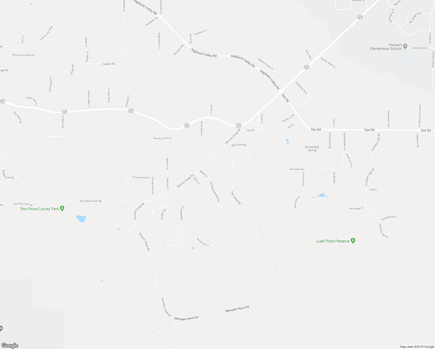 map of restaurants, bars, coffee shops, grocery stores, and more near 15795 Mussey Grade Road in Ramona