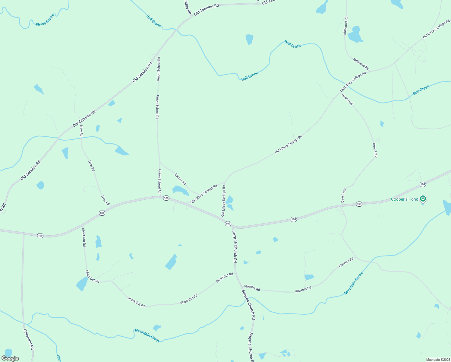map of restaurants, bars, coffee shops, grocery stores, and more near 782 Old Lifsey Springs Road in Molena