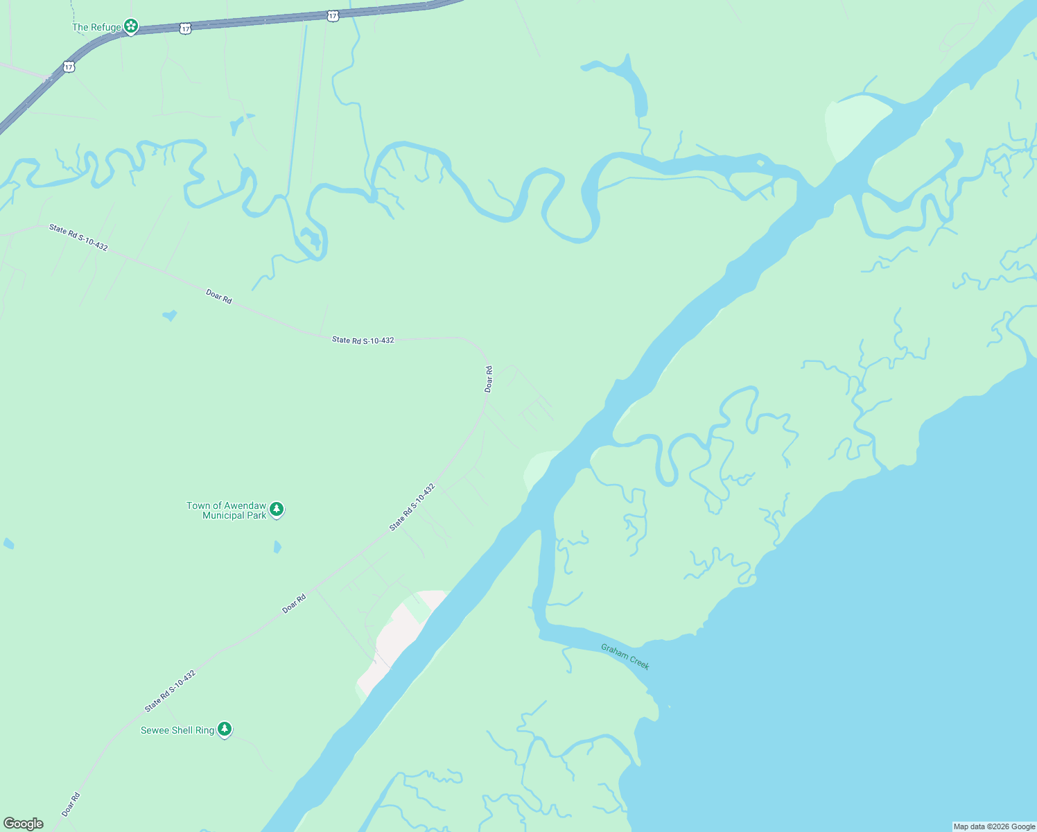 map of restaurants, bars, coffee shops, grocery stores, and more near 700 Donnelly Corner Drive in Awendaw