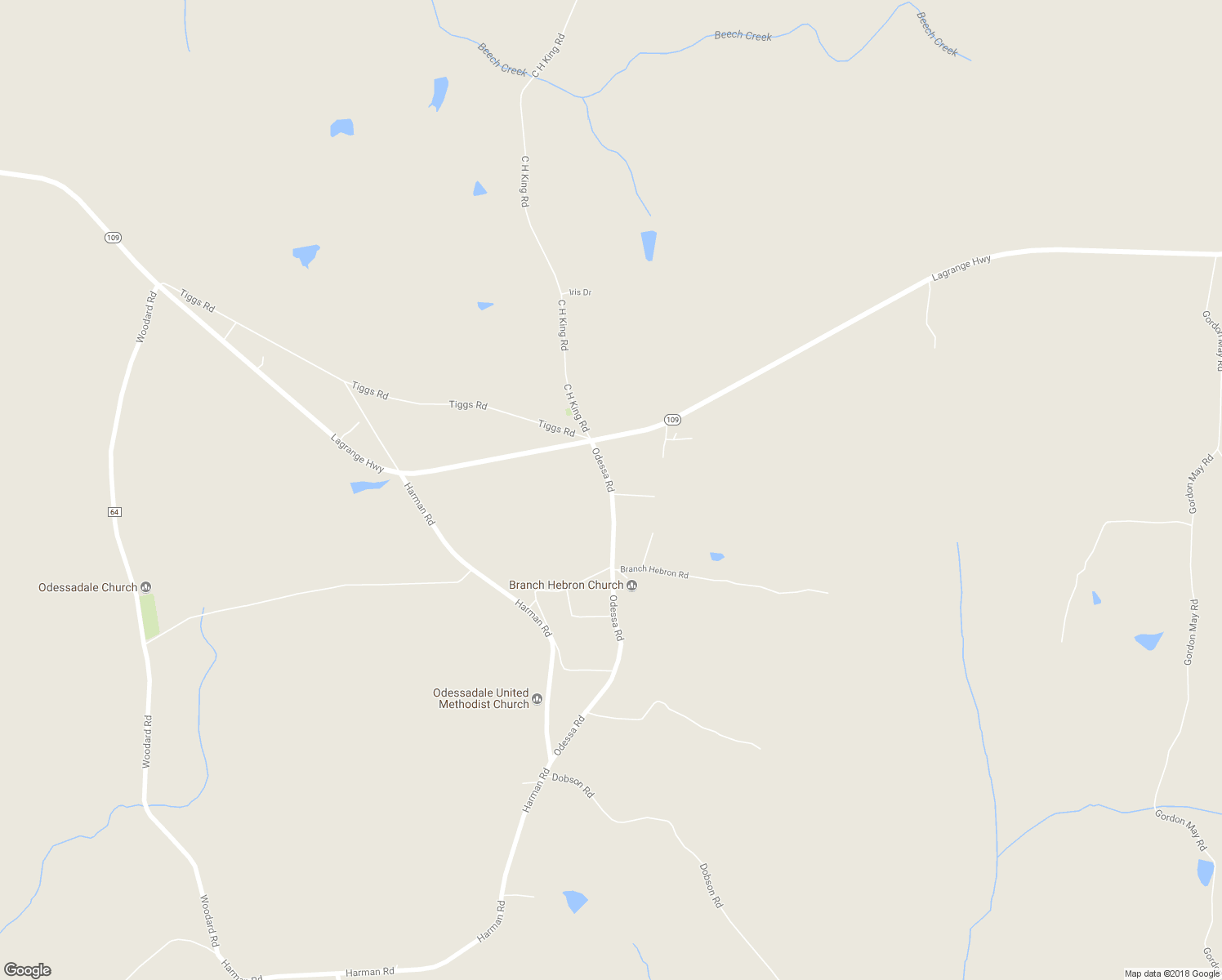 map of restaurants, bars, coffee shops, grocery stores, and more near 335 Odessa Road in Greenville