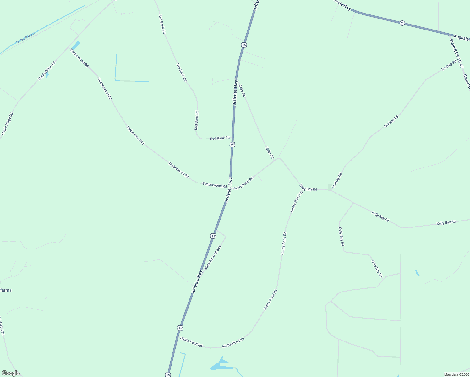 map of restaurants, bars, coffee shops, grocery stores, and more near 253 Kelly Bay Road in Walterboro