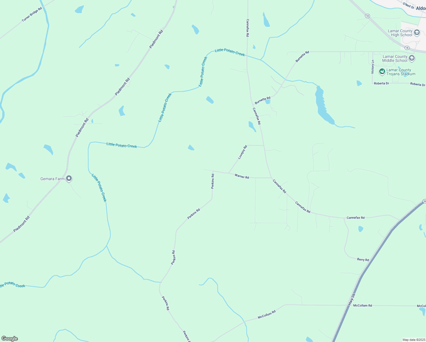 map of restaurants, bars, coffee shops, grocery stores, and more near 146 Warner Road in Barnesville