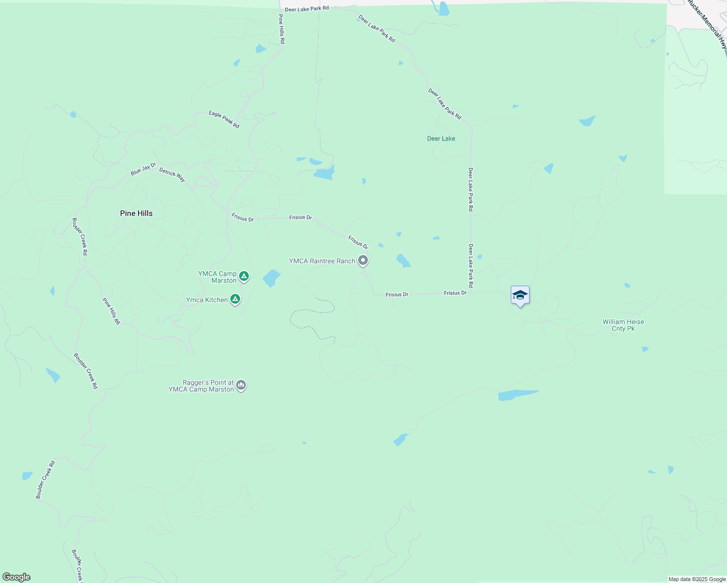 map of restaurants, bars, coffee shops, grocery stores, and more near 4685 Quiet Oaks Trail in Julian