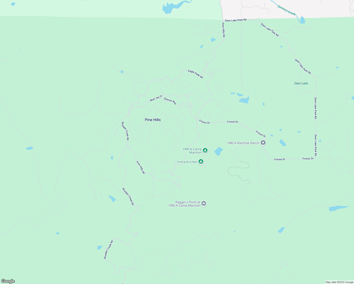 map of restaurants, bars, coffee shops, grocery stores, and more near 4641 Luneta View in Julian