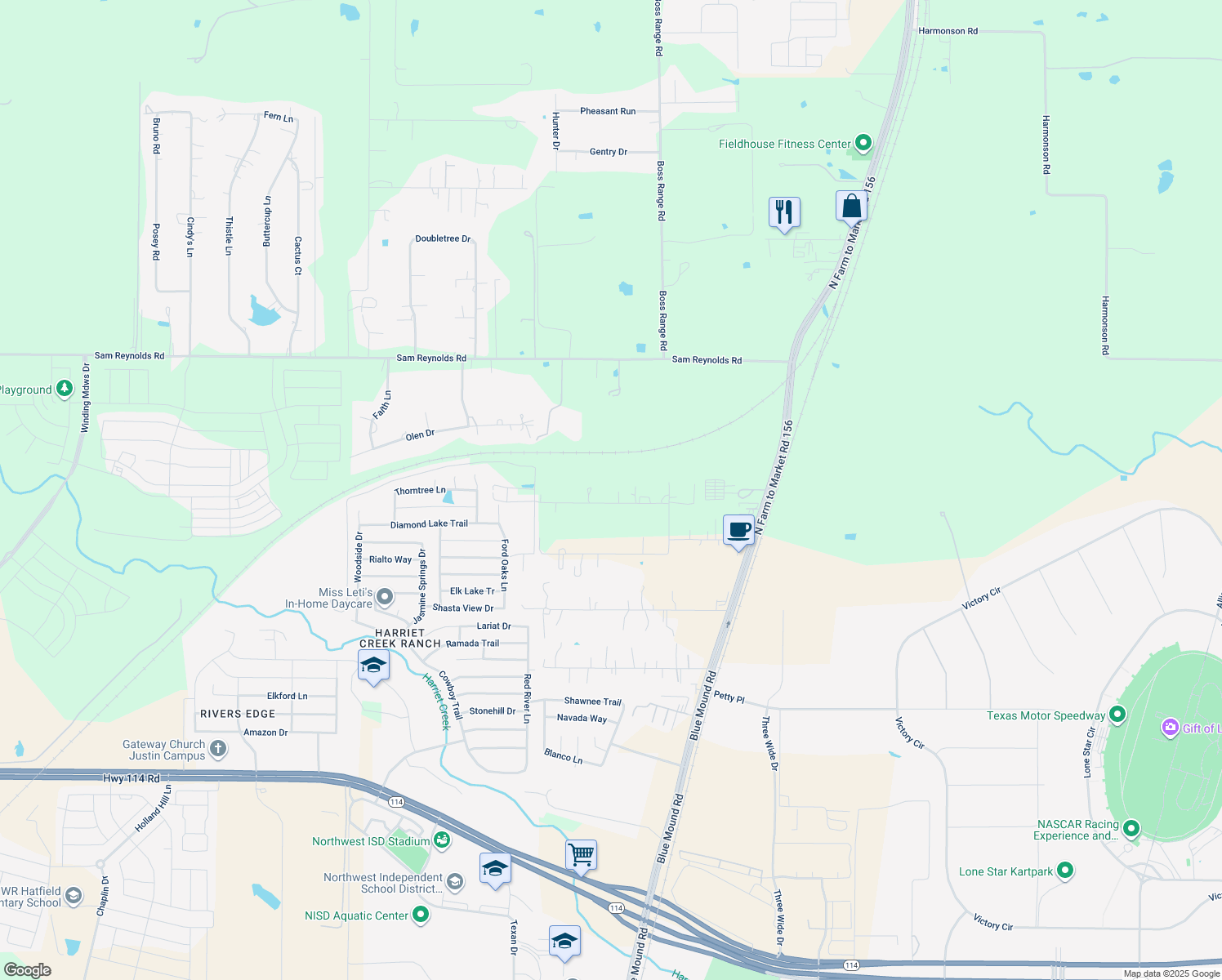 18013 C Tydings Road, Justin TX Walk Score
