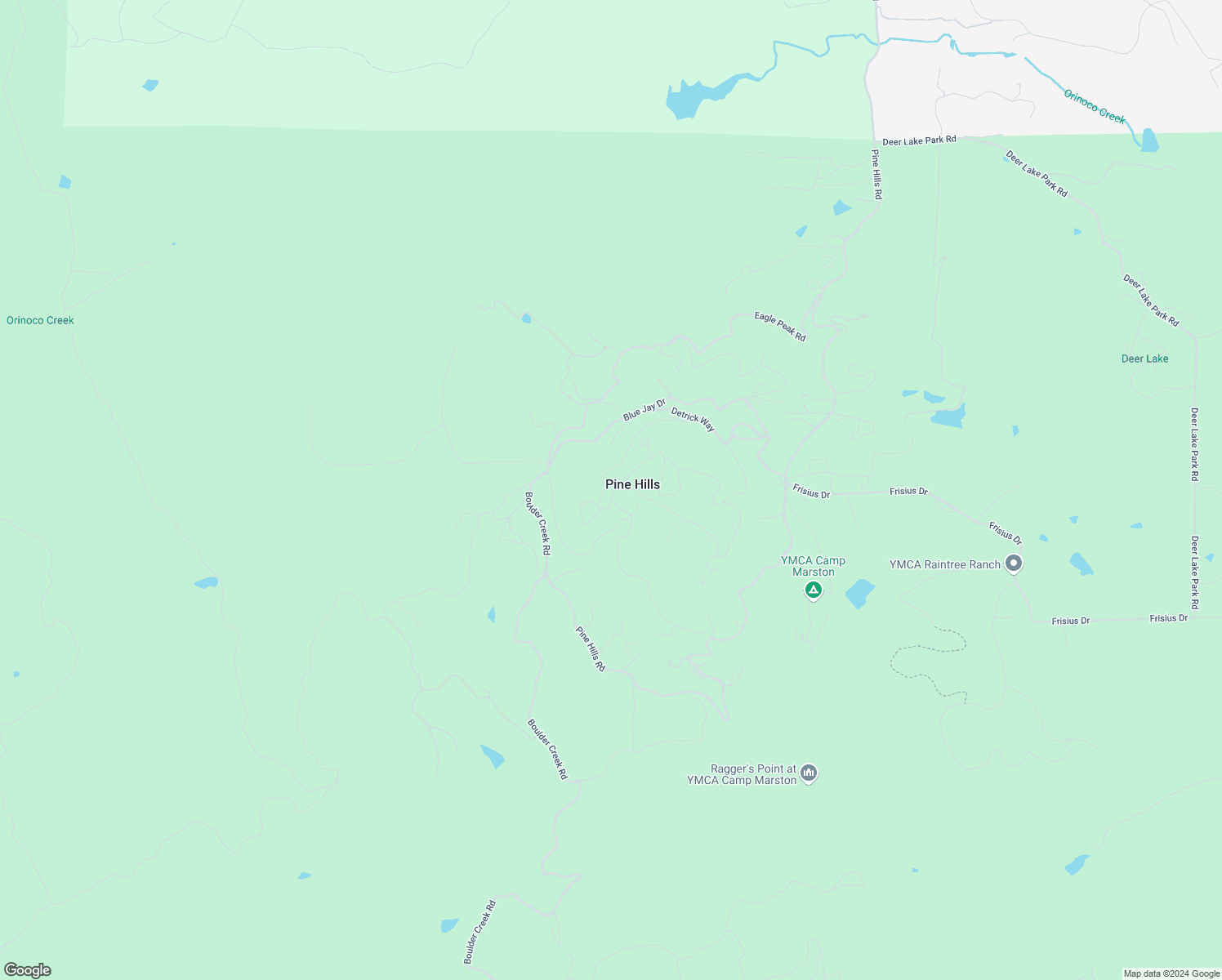 map of restaurants, bars, coffee shops, grocery stores, and more near 3262 Pera Alta Drive in Julian