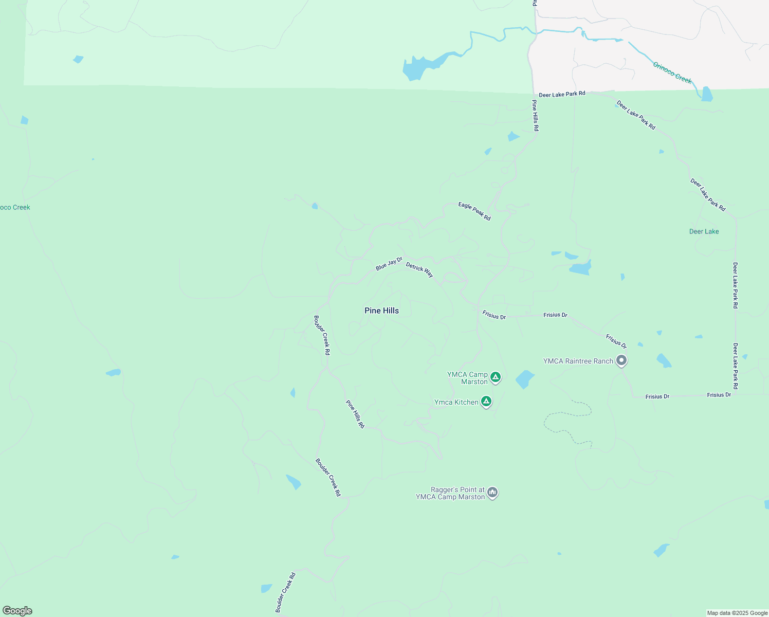 map of restaurants, bars, coffee shops, grocery stores, and more near 3217 Pera Alta Drive in Julian