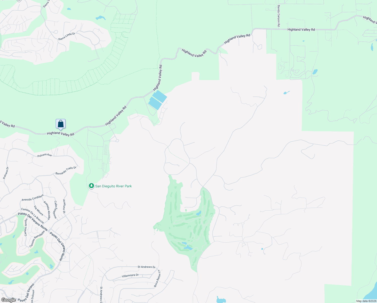 map of restaurants, bars, coffee shops, grocery stores, and more near 18795 Heritage Drive in Poway