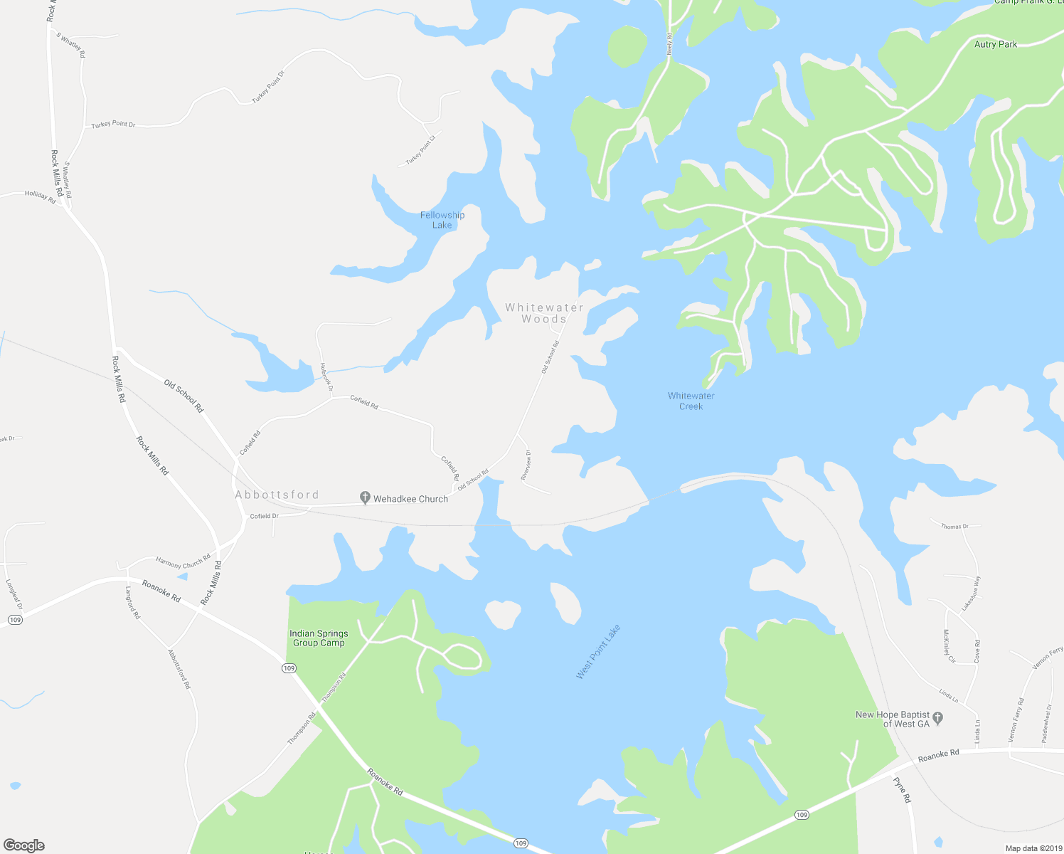 map of restaurants, bars, coffee shops, grocery stores, and more near 920 Old School Road in LaGrange