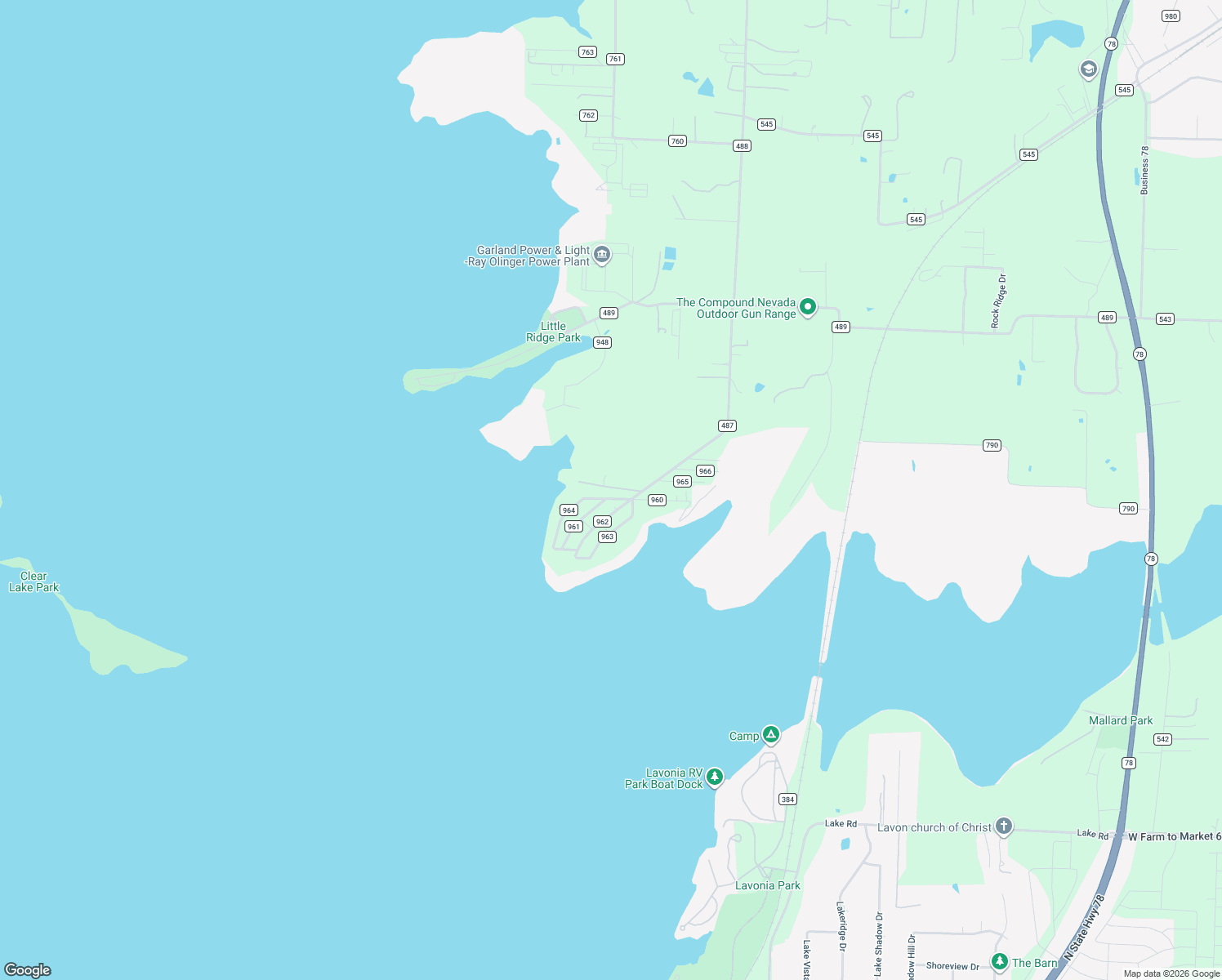 map of restaurants, bars, coffee shops, grocery stores, and more near 7411 Jeni Lane in Nevada