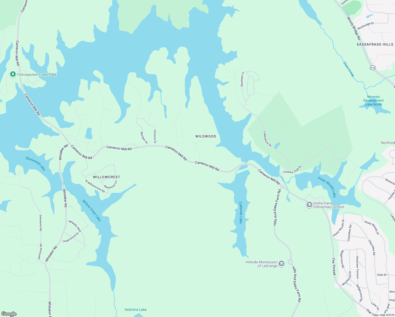 map of restaurants, bars, coffee shops, grocery stores, and more near 103 Deal Drive in LaGrange