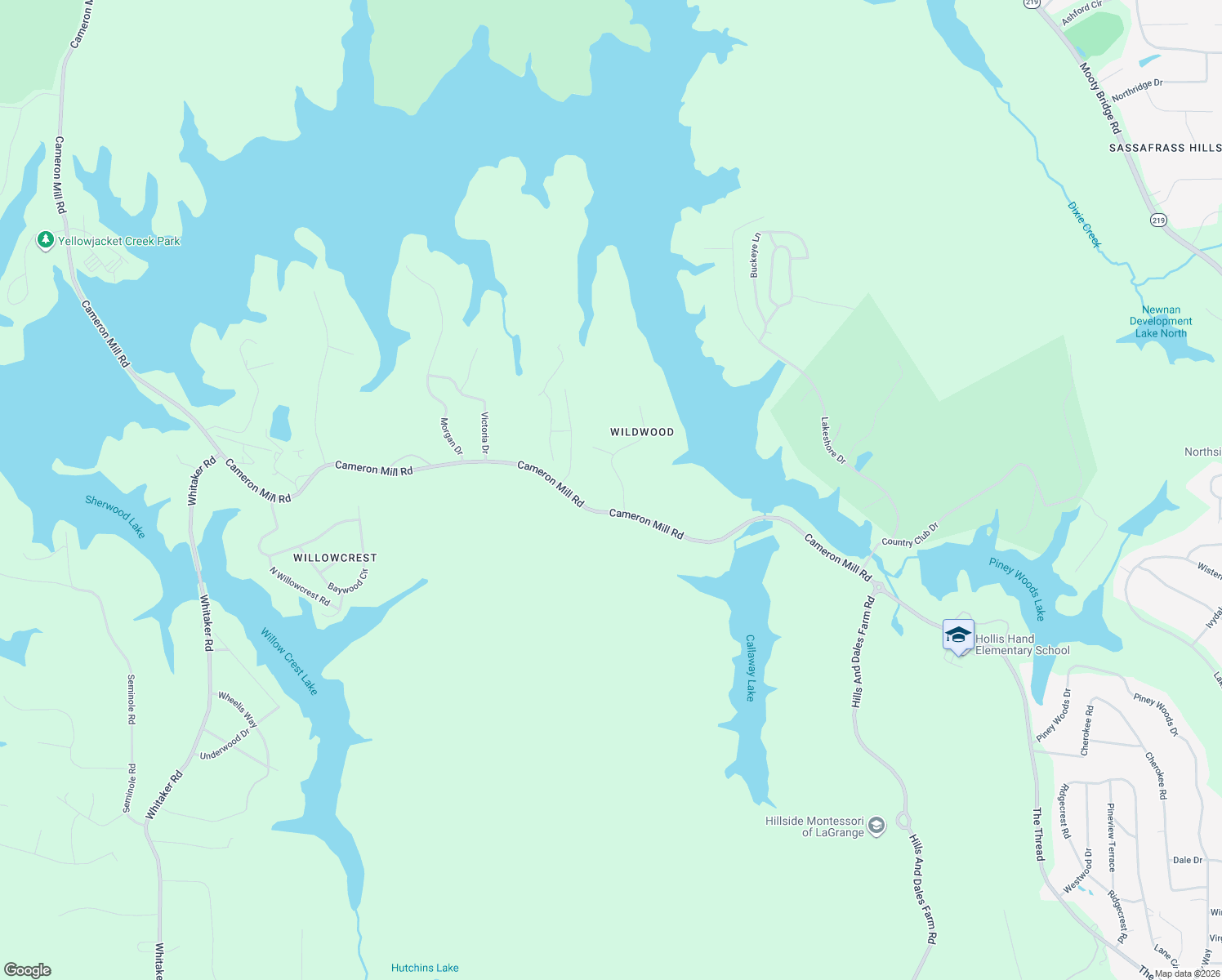 map of restaurants, bars, coffee shops, grocery stores, and more near 103 Deal Drive in LaGrange