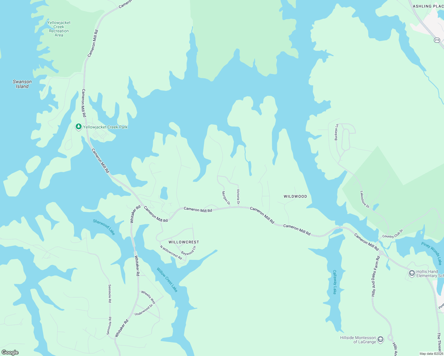 map of restaurants, bars, coffee shops, grocery stores, and more near 116 Morgan Drive in LaGrange