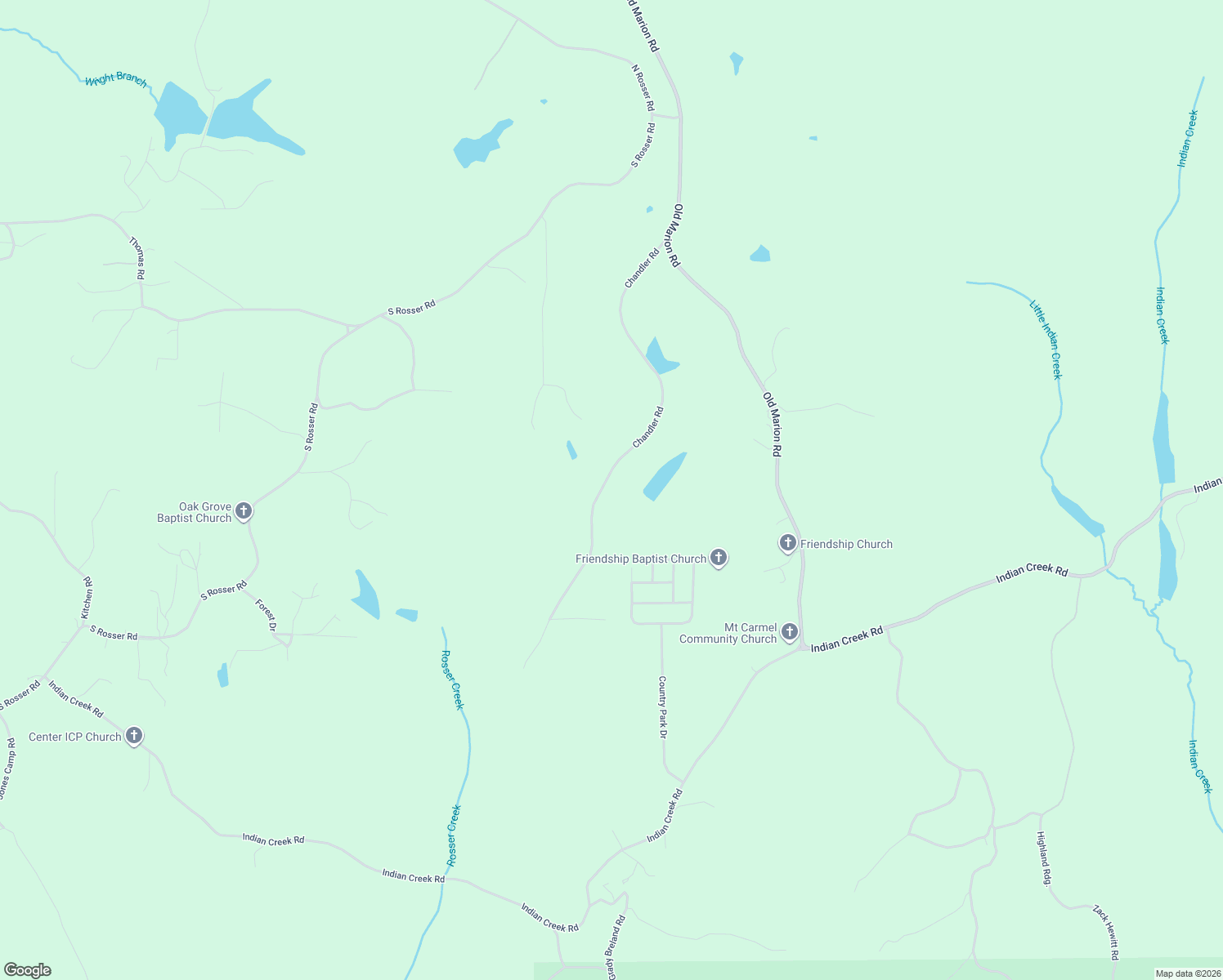 map of restaurants, bars, coffee shops, grocery stores, and more near 14278 Chandler Road in Duncanville