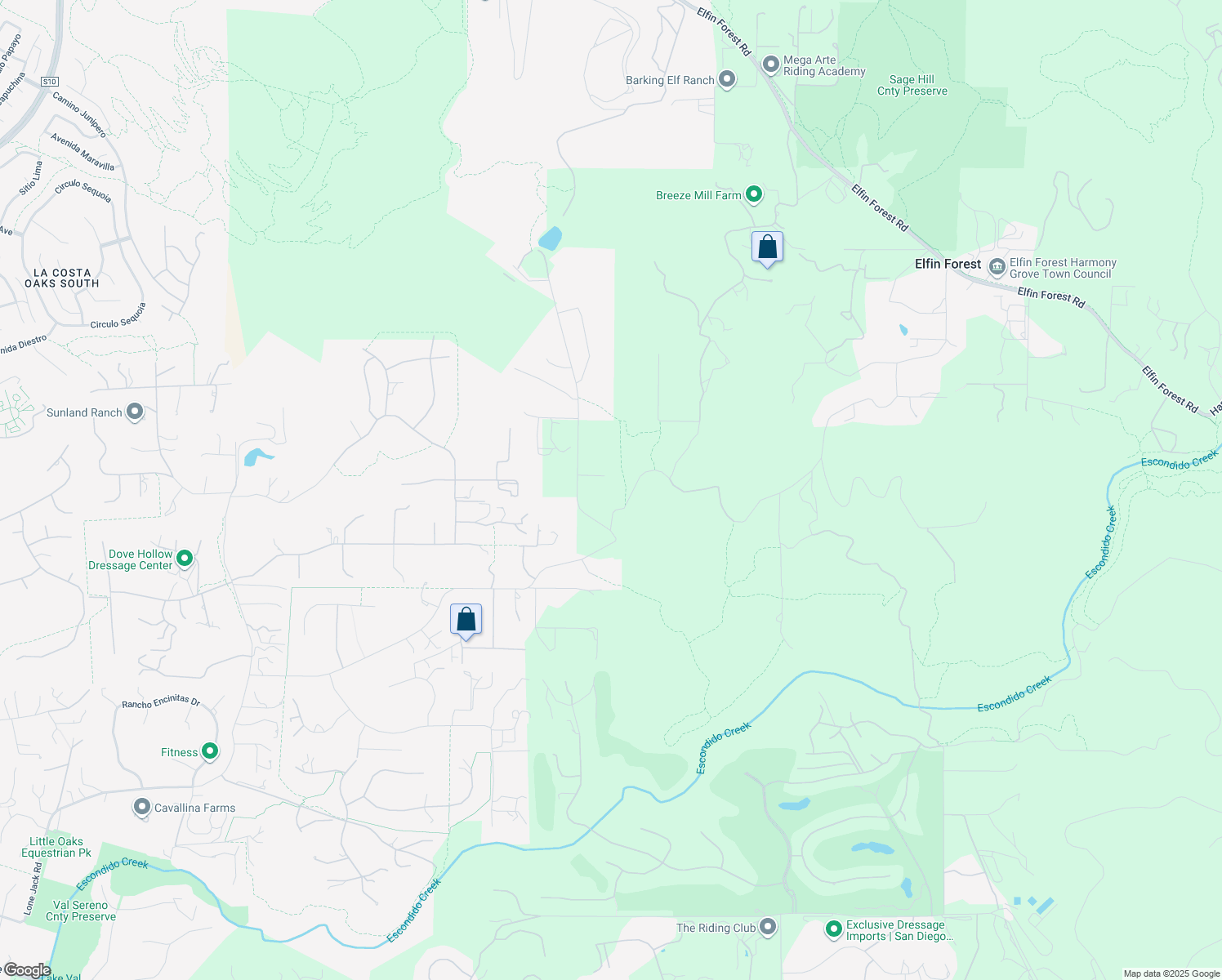 map of restaurants, bars, coffee shops, grocery stores, and more near 3736-38 Via Rancho Michelle in Encinitas