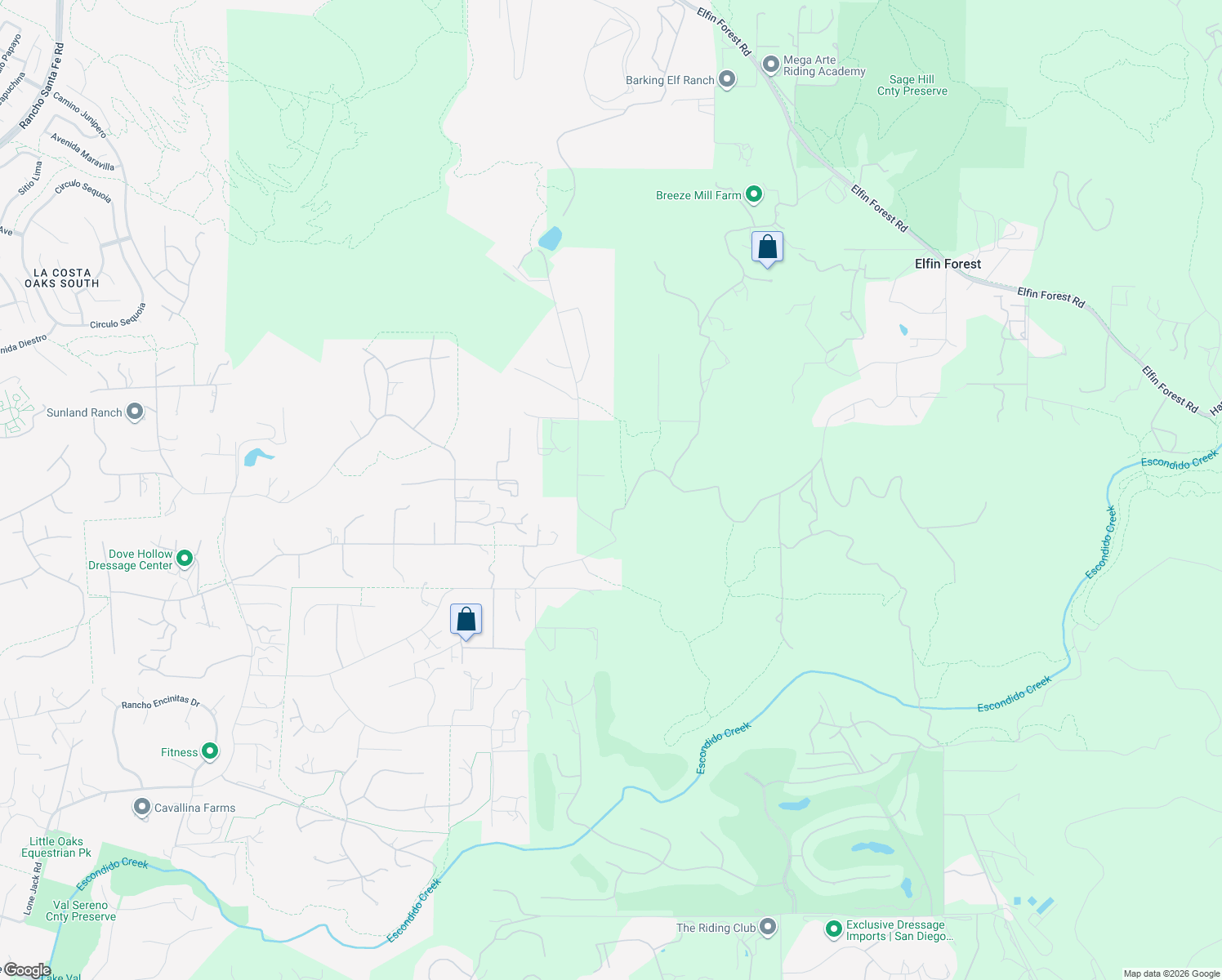 map of restaurants, bars, coffee shops, grocery stores, and more near 1637 Rancho Summit Drive in Encinitas